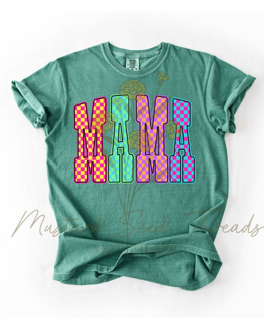 Colorful Checkered Mama